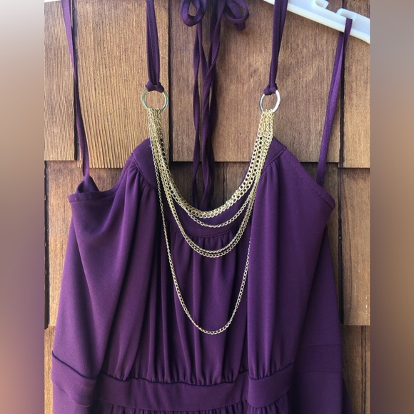 2-Halter Tops Bundle! Apt9 Plum & BWear Black Size-L Embellished Beaded Neckline - Picture 10 of 16